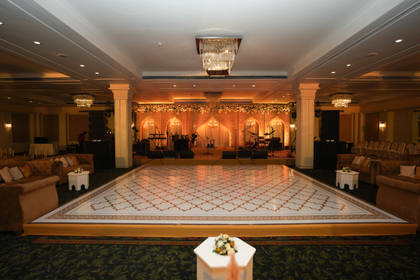 Stage and Backdrop — Sangeet decor — St. Regis